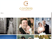 Tablet Screenshot of cordelephotography.com